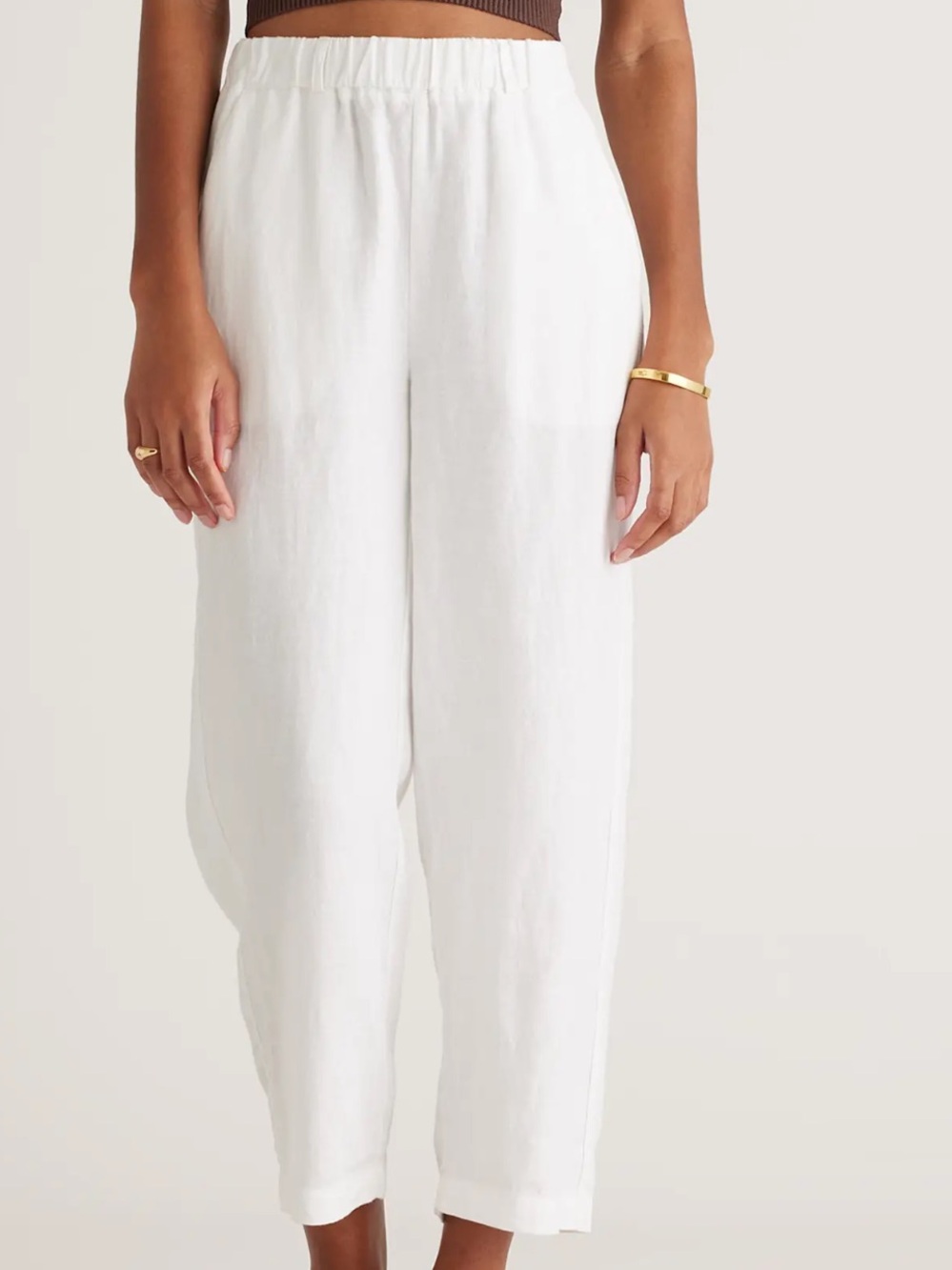 QUINCE 100% EUROPEAN LINEN WOMENS PANTS SIZE MEDIUM NEW WITHOUT TAGS - Picture 2 of 16